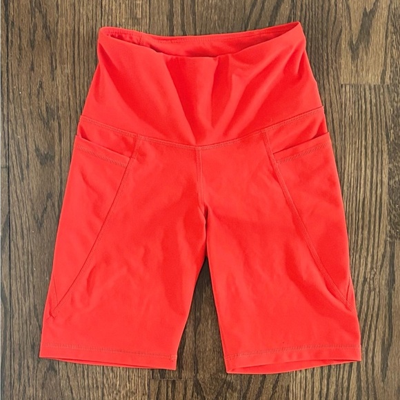 Old Navy Pants - Women's Old Navy Red High-Waisted Shorts